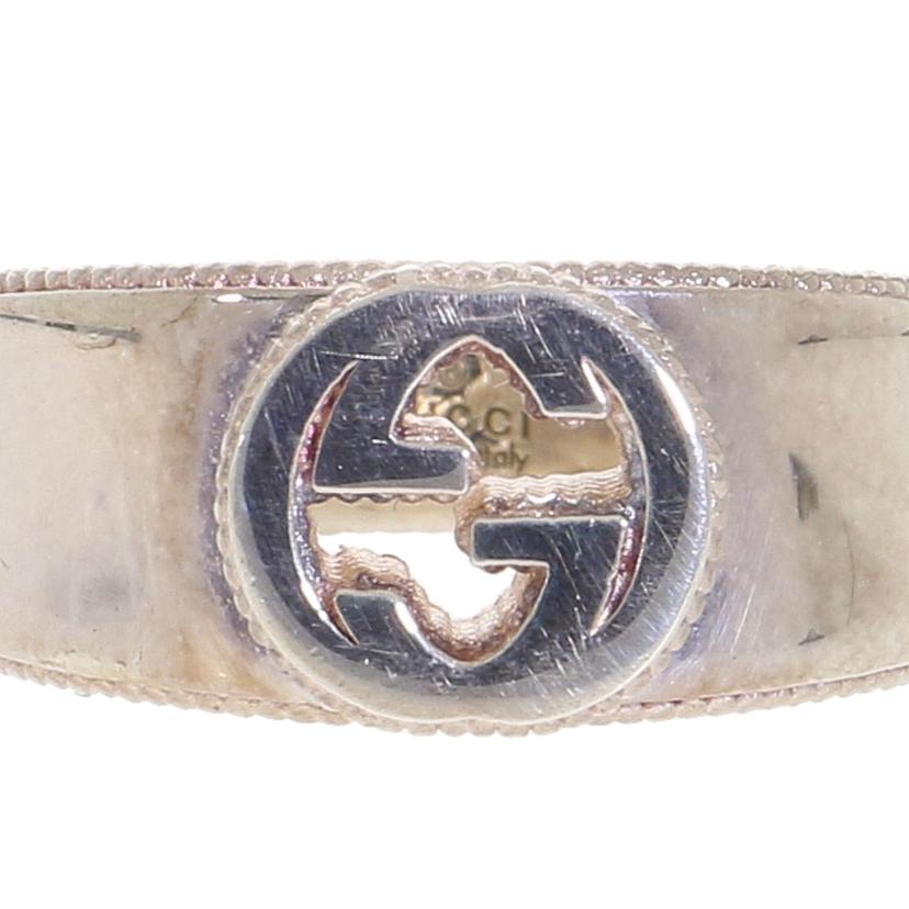 GUCCI グッチ　/インターロッキングGシルバーリングAg925//4217 8402/Bランク/37
