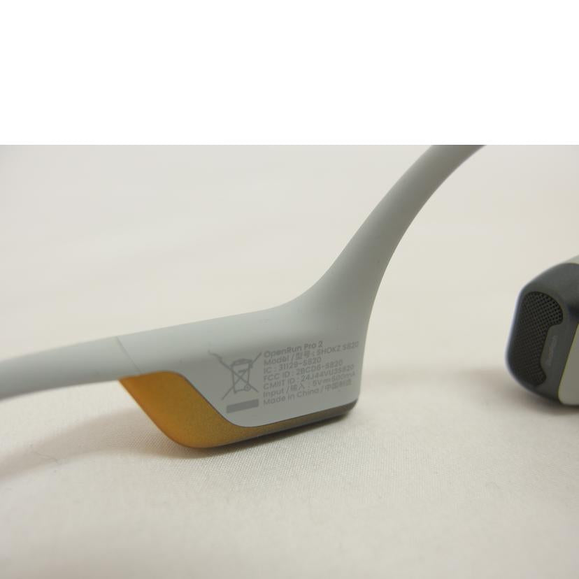 SHOKZ ショックス/OPENRUN　PRO2　大迫傑モデル　骨伝導ワイヤレスイヤホン/SHOKZ S820//S8204450029903/ABランク/04