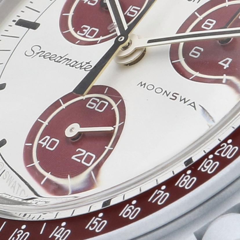 OMEGA×Swatch オメガ×スオッチ/ムーンウオッチ／MISSON　TO　PLUTO／クオーツ/SO33M101//ABランク/94