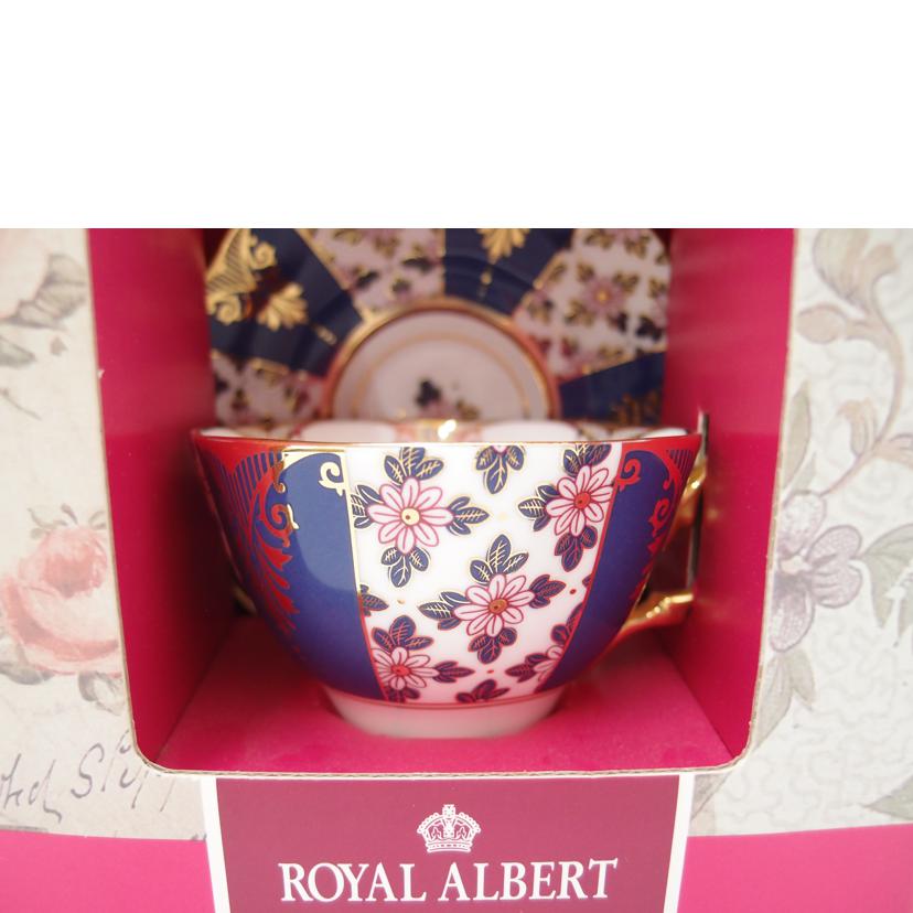 ROYAL　ALBERT ロイヤルアルバート/100周年記念コレクション　1900年　リージェンシーブルー　カップ＆ソーサー//Sランク/69