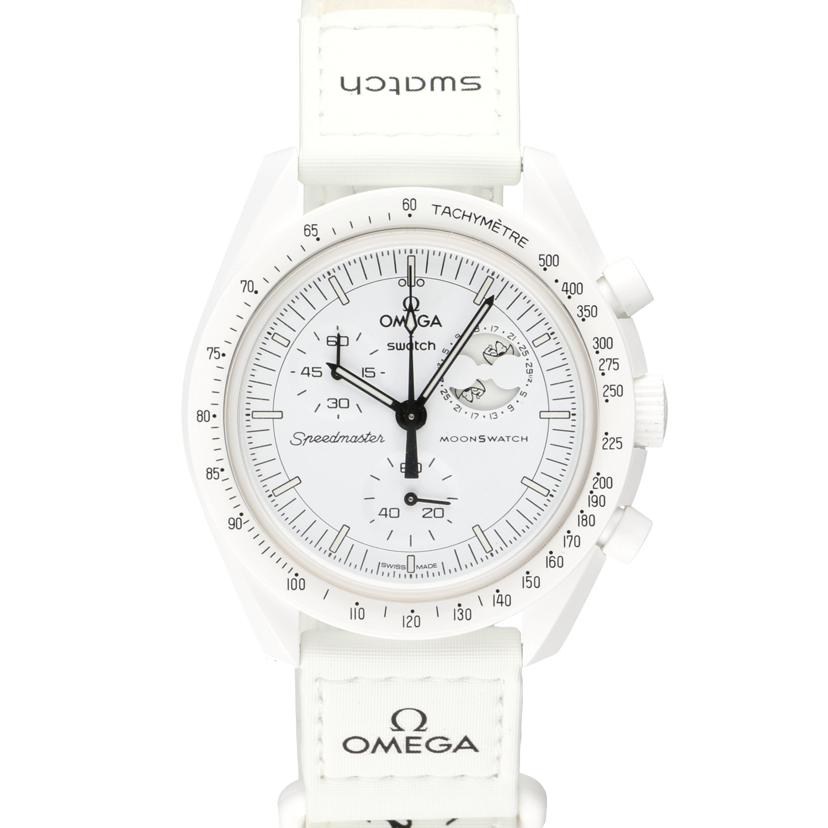 OMEGA×Swatch オメガ×スオッチ/ムーンウオッチ／MISSION　TO　THE　MOONPHASE／クオーツ/9264940129622//Aランク/94