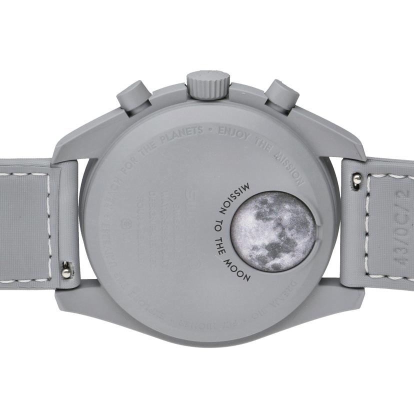 OMEGA×Swatch オメガ×スオッチ/バイオセラミックムーンスオッチ1965／クオーツ/S003M106//SAランク/94