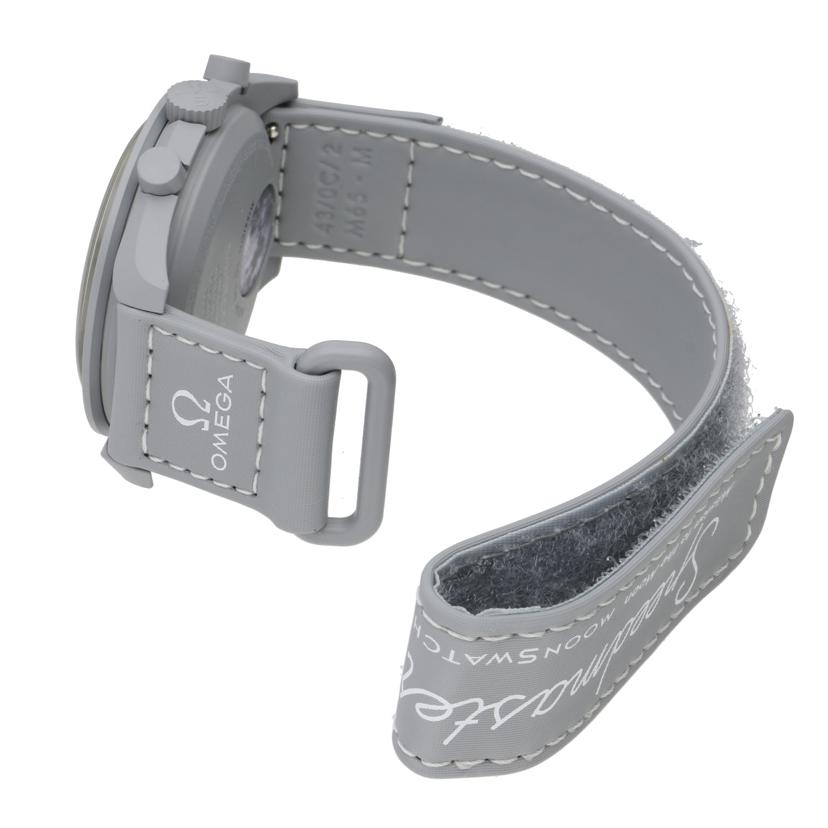 OMEGA×Swatch オメガ×スオッチ/バイオセラミックムーンスオッチ1965／クオーツ/S003M106//SAランク/94