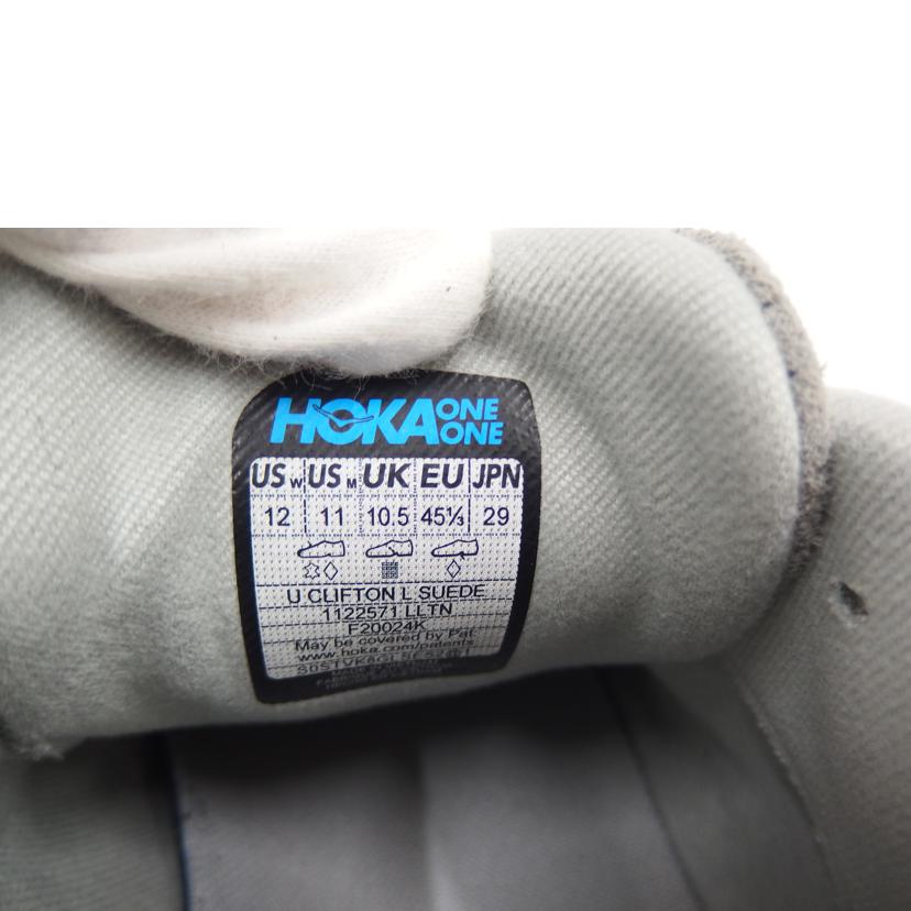 HOKA ホカ/HOKA　ONE　ONE　CLIFTON　L　SUEDE　LIMESTONE／LIMESTONE/1122571LLTN//Bランク/82