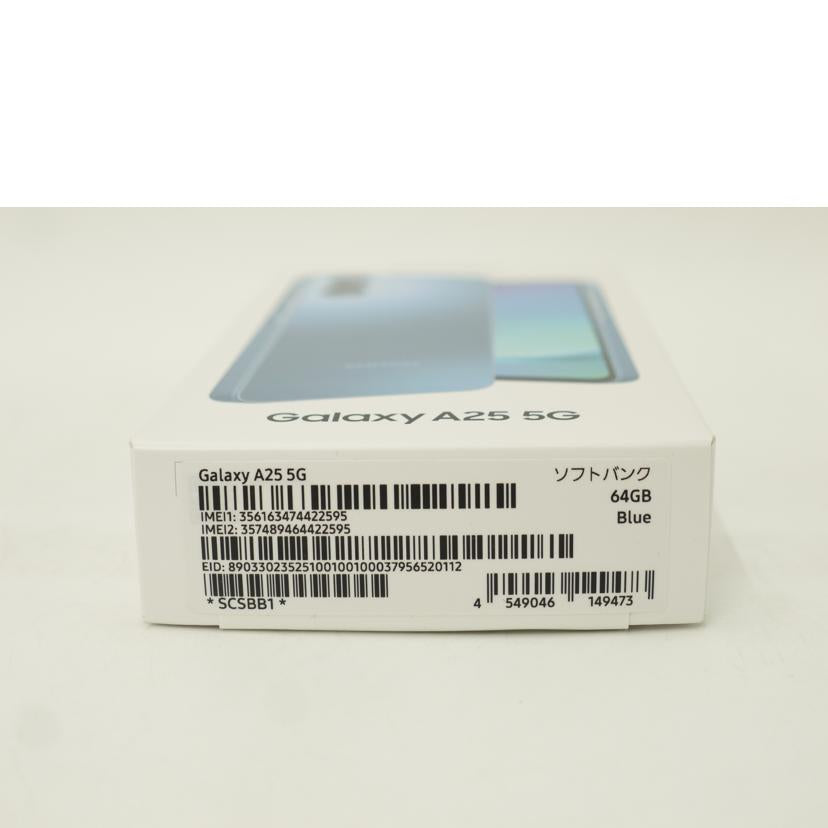 SAMSUNG／Softbank サムスン/ソフトバンク/GalaxyA25　5G　64GB／スマートフォン/GalaxyA25 5G//356163474422595/Sランク/69