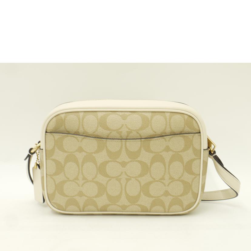 COACH コーチ/ジェイミーカメラシグネチャーショルダー／ホワイト/CR135//A24**/SAランク/69