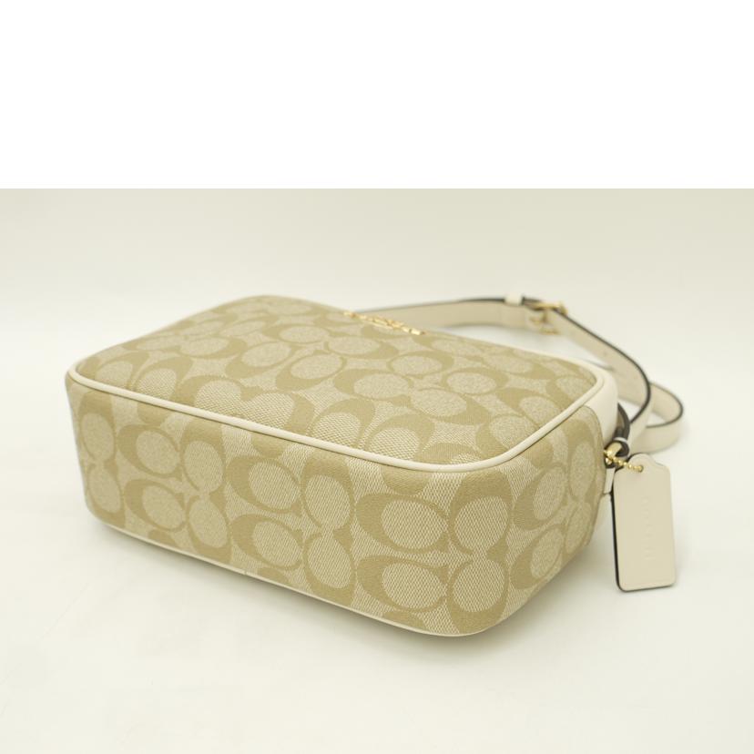 COACH コーチ/ジェイミーカメラシグネチャーショルダー／ホワイト/CR135//A24**/SAランク/69