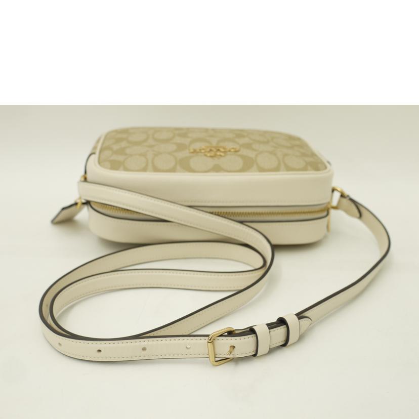 COACH コーチ/ジェイミーカメラシグネチャーショルダー／ホワイト/CR135//A24**/SAランク/69