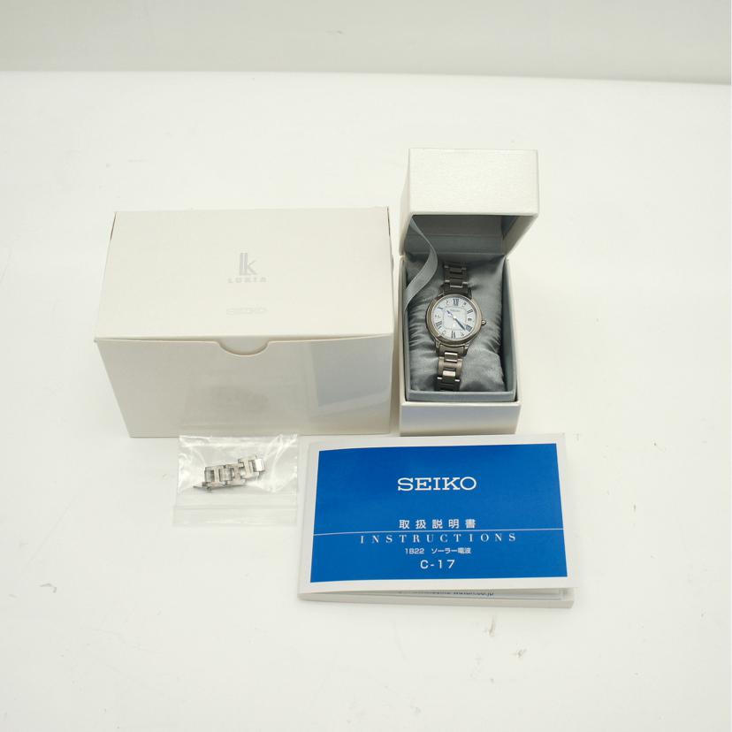 SEIKO セイコー/SEIKO／LUKIA／ソーラー/1B22-0CK0//750***/Aランク/75