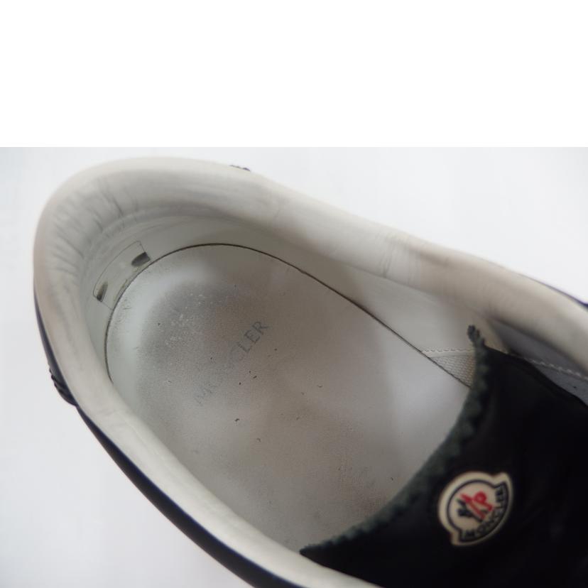 MONCLER/MONCLERレザースニーカー／ブラック//Bランク/82