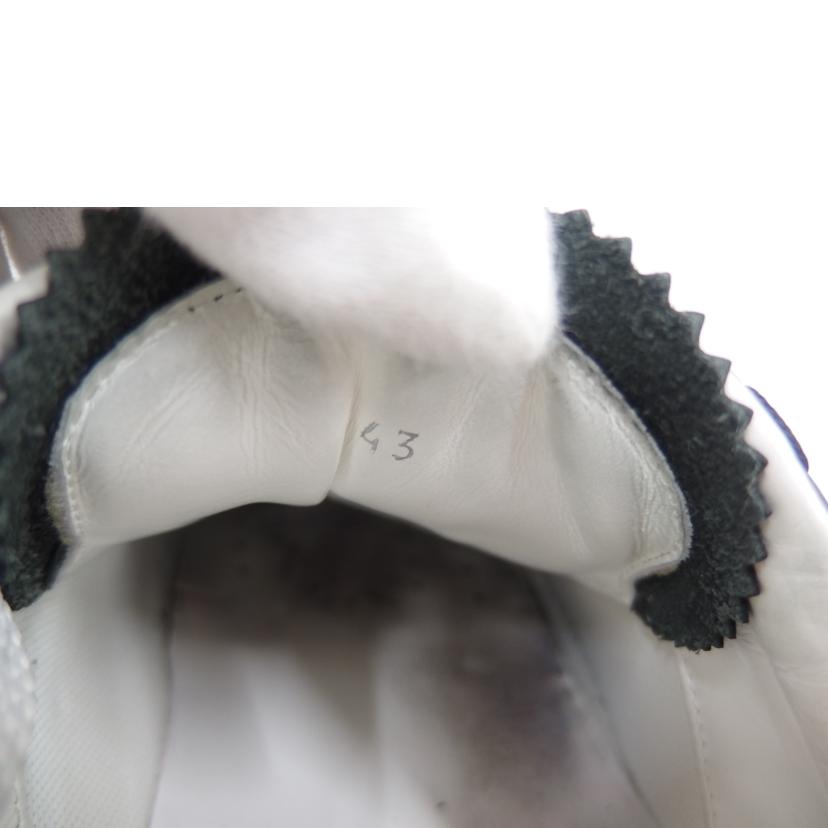 MONCLER/MONCLERレザースニーカー／ブラック//Bランク/82