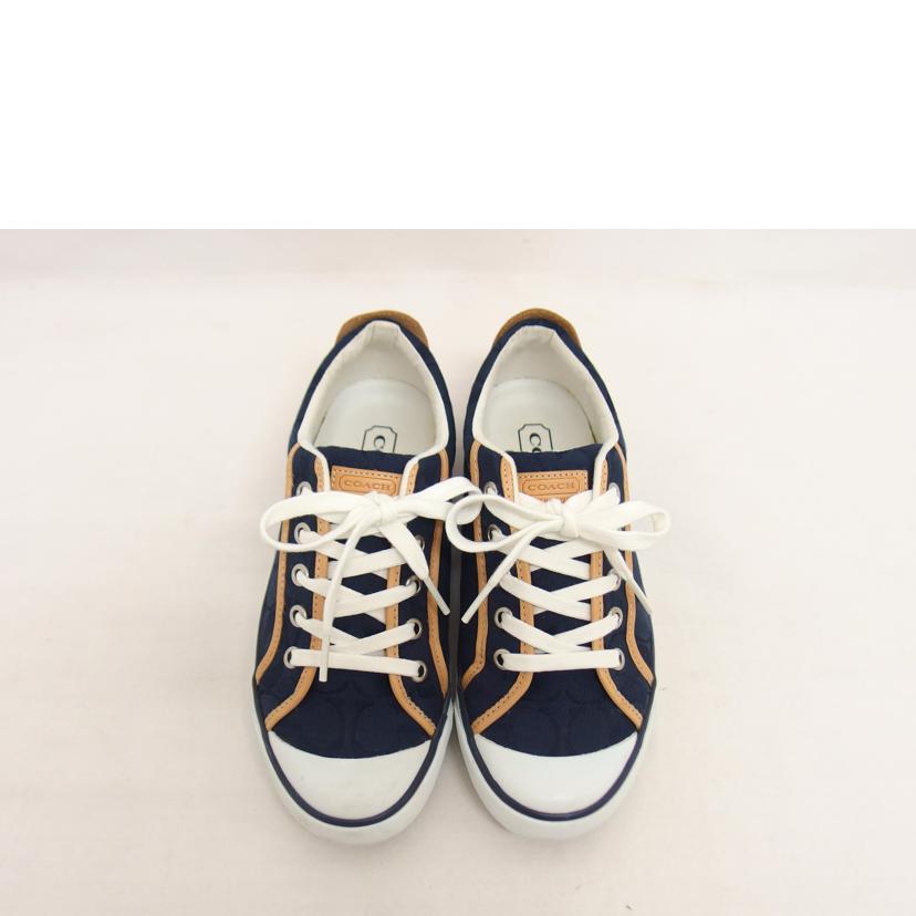 COACH コーチ/ローカットスニーカー／BARRETT／シグネチャー/A1067//F0007/105/Bランク/04