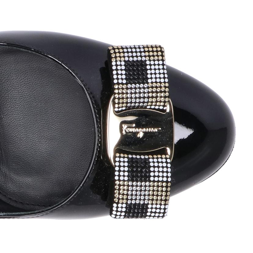 Ferragamo フェラガモ/ヴァラチェックパンプス/13270//ｻｲｽﾞ:6 1/2/Aランク/91