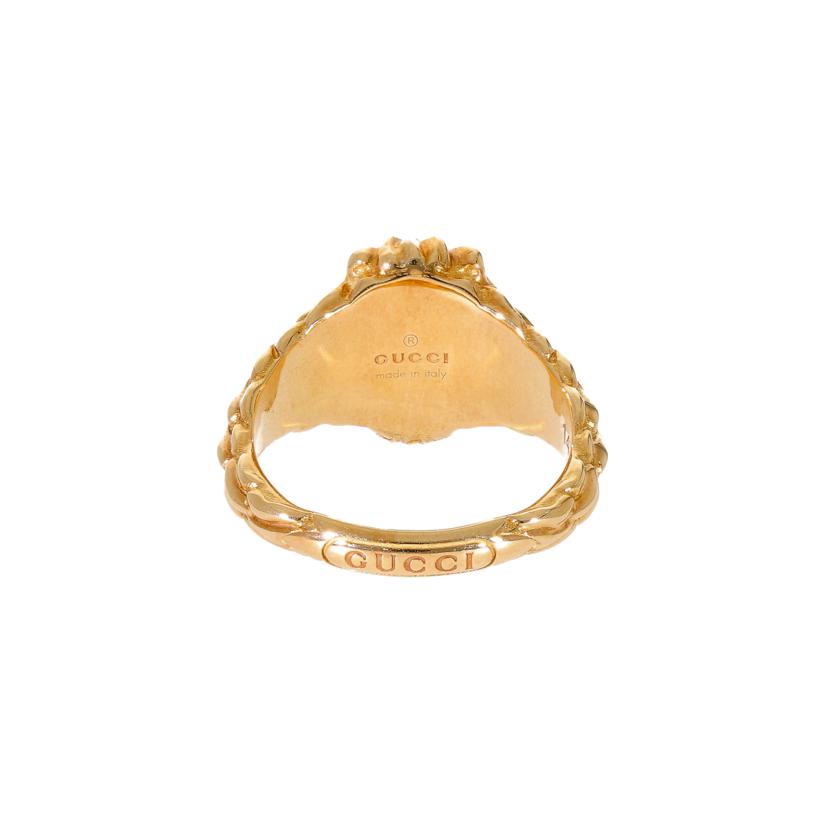 GUCCI グッチ/Au750／ライオンヘッド／ファイヤーオパールリング/ｻｲｽﾞ：14//2465AL/Aランク/91