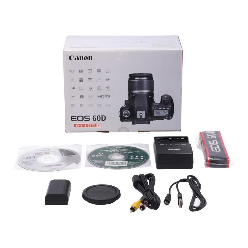 Canon キヤノン　/デジタル一眼　レンズセット/EOS 60D ﾚﾝｽﾞｾｯﾄ//0960504201/Bランク/65
