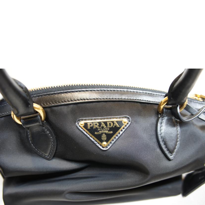 PRADA プラダ/テスートナイロン2WAYブラックゴールド金具/1BA111//203/Aランク/92
