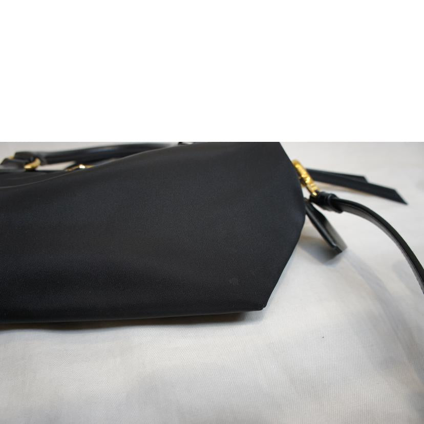 PRADA プラダ/テスートナイロン2WAYブラックゴールド金具/1BA111//203/Aランク/92