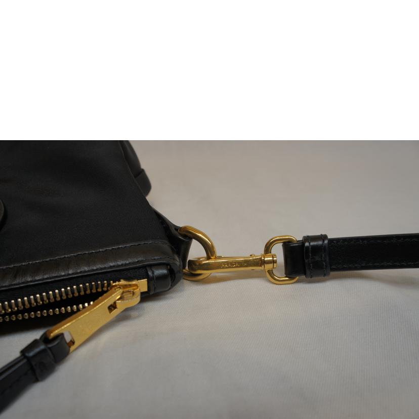 PRADA プラダ/テスートナイロン2WAYブラックゴールド金具/1BA111//203/Aランク/92