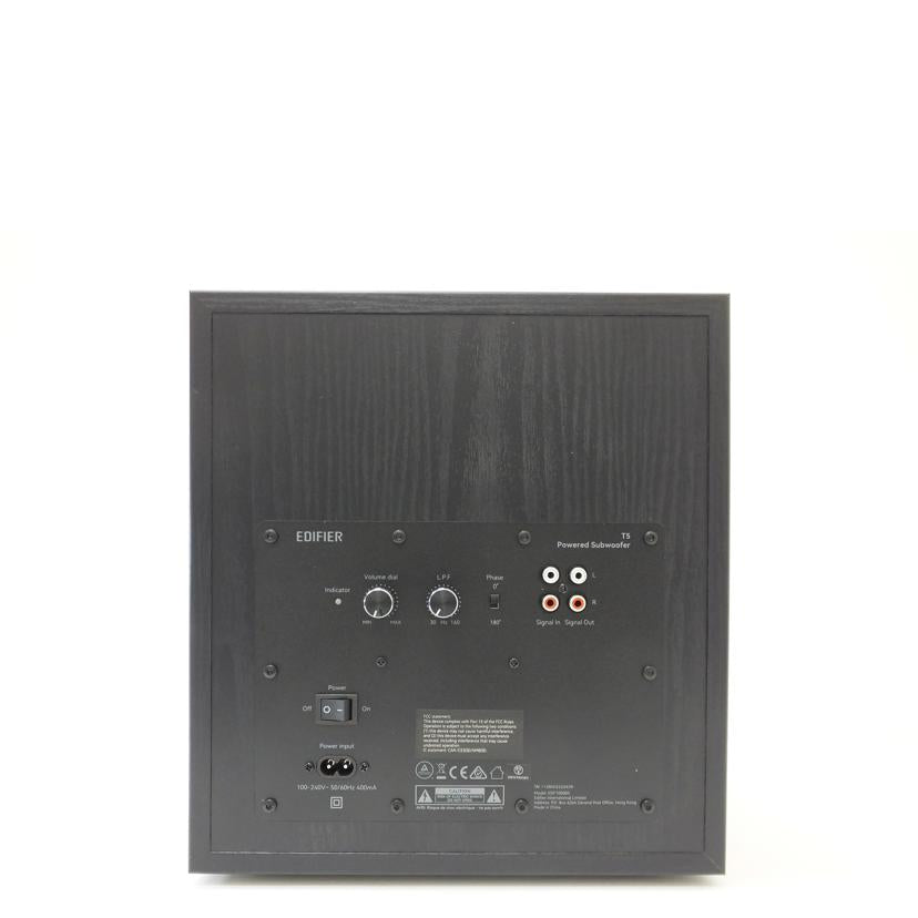 EDIFIER エディファイヤ/パワードサブウーファー/T5//1128002222639/ABランク/88