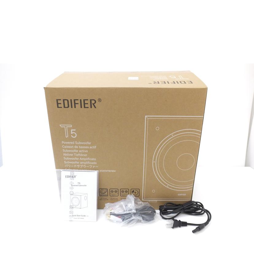 EDIFIER エディファイヤ/パワードサブウーファー/T5//1128002222639/ABランク/88