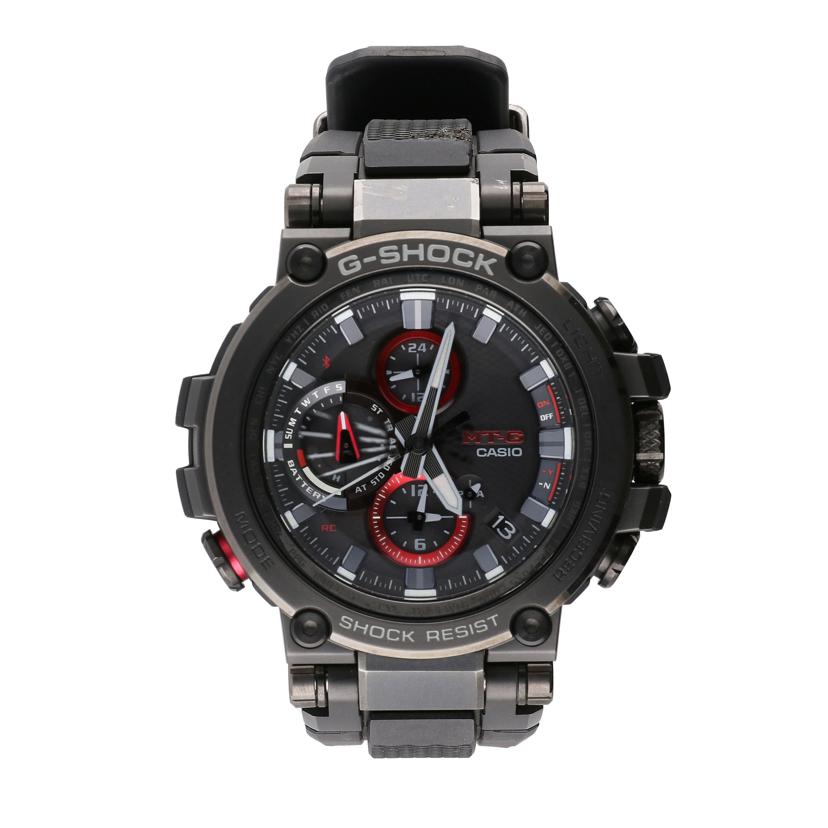 CASIO カシオ/G－SHOCK／MT－G／電波ソーラー／Bluetooth搭載/MTG-B1000B-1AJF//001*****/Bランク/77