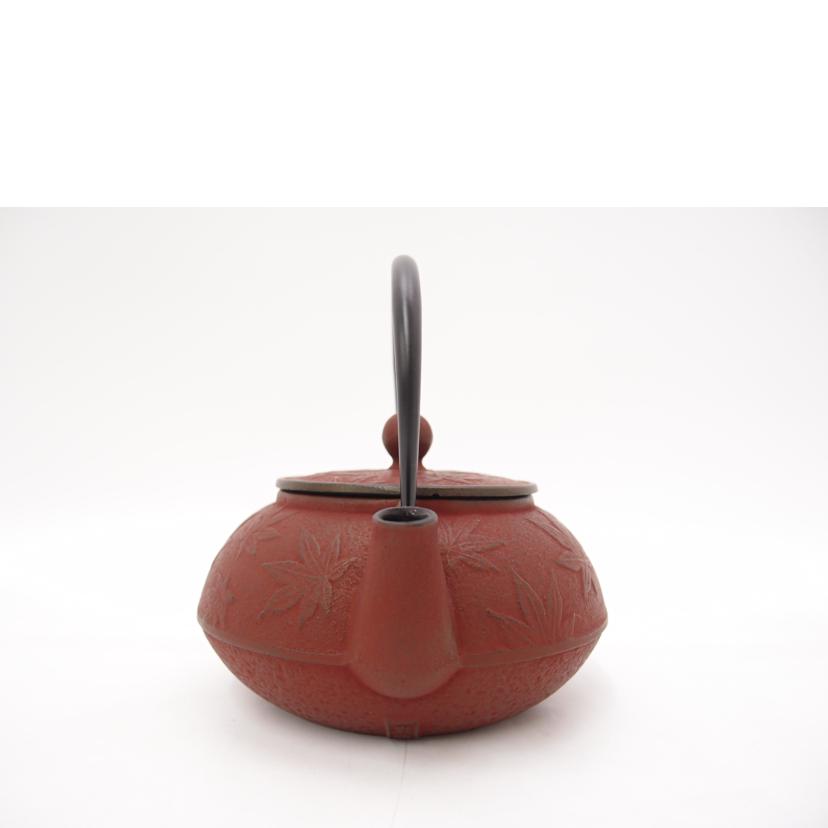 南部鉄器/南部鉄器　急須5型カエデ　えび茶//SAランク/69