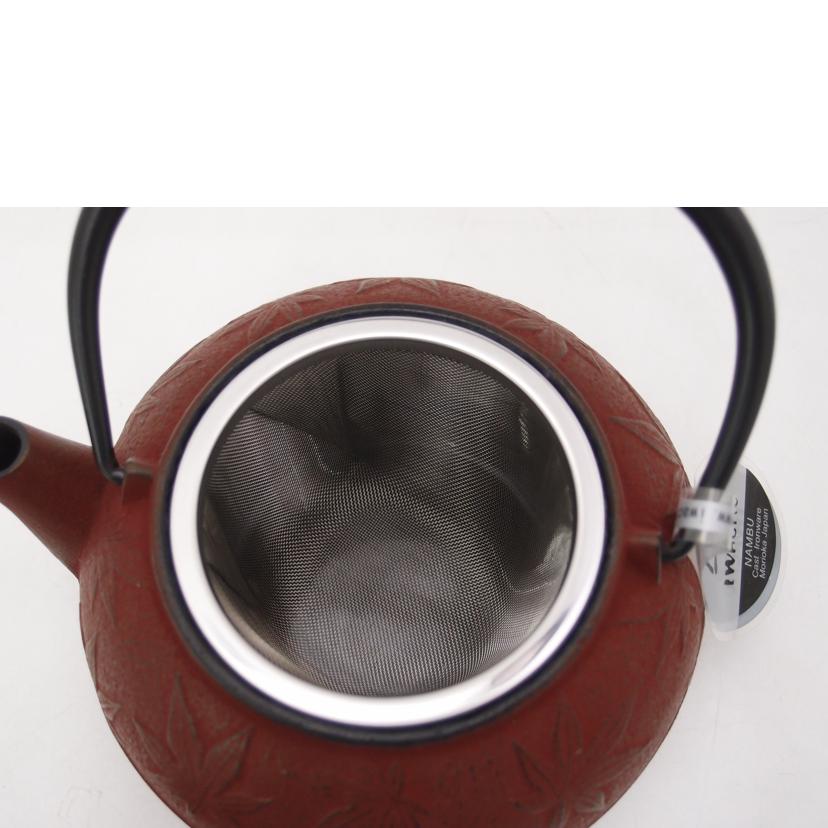 南部鉄器/南部鉄器　急須5型カエデ　えび茶//SAランク/69