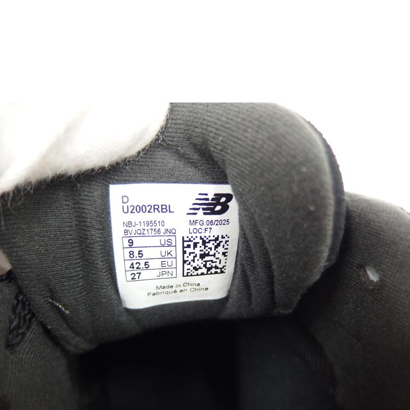 NB ニューバランス/New　Balance　2002R　Triple　Black/U2002RBL//Aランク/82