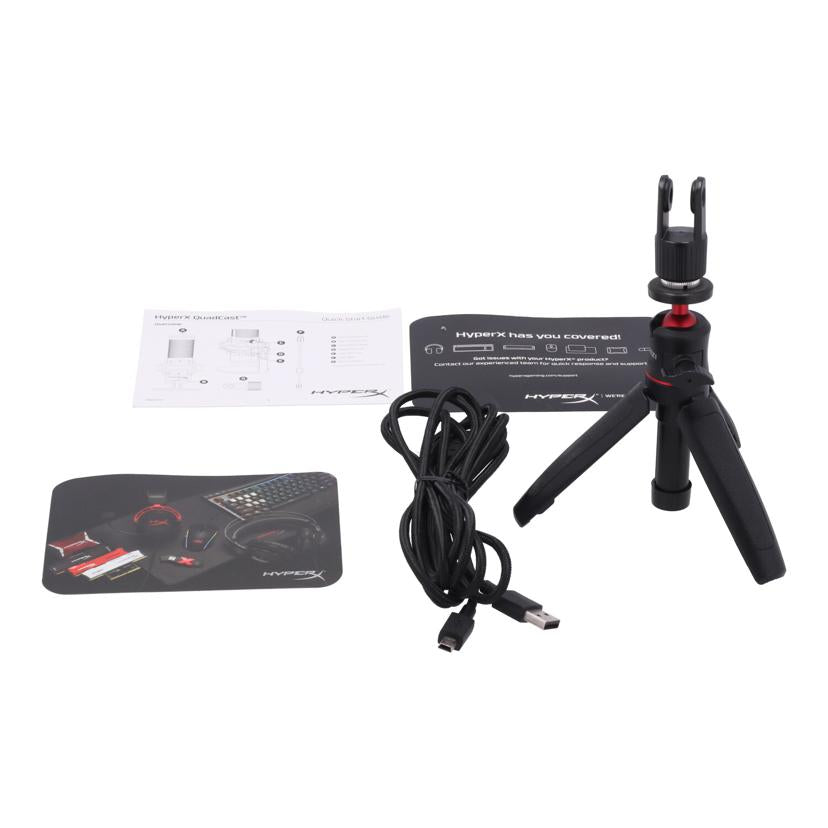 HyperX ハイパーエックス　/USBコンデンサーマイク／QuadCast　/HX-MICQC-BK//TA1A002A635/Cランク/77
