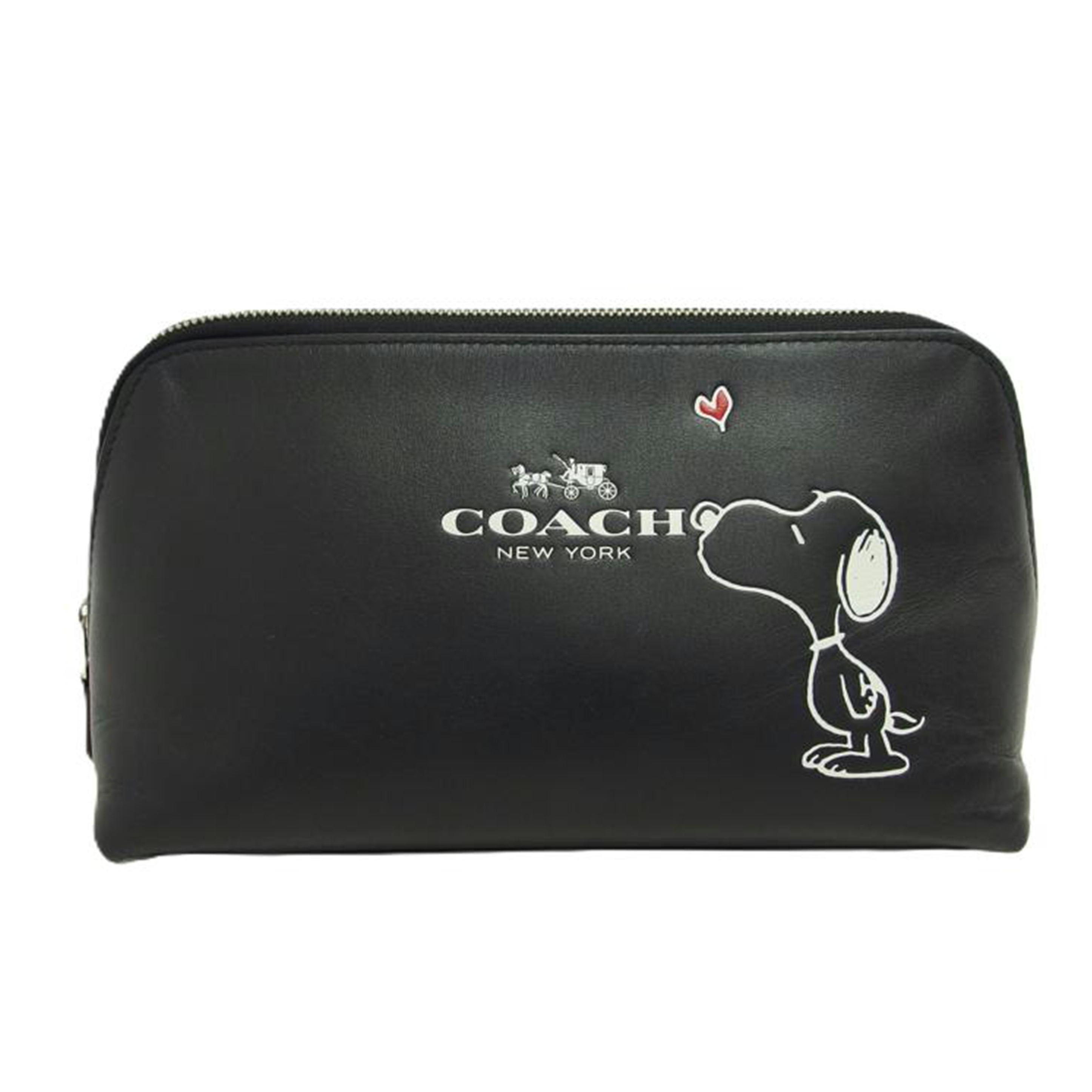 COACH コーチ/ポーチ／スヌーピーコラボ/F65194//J15**/Bランク/04