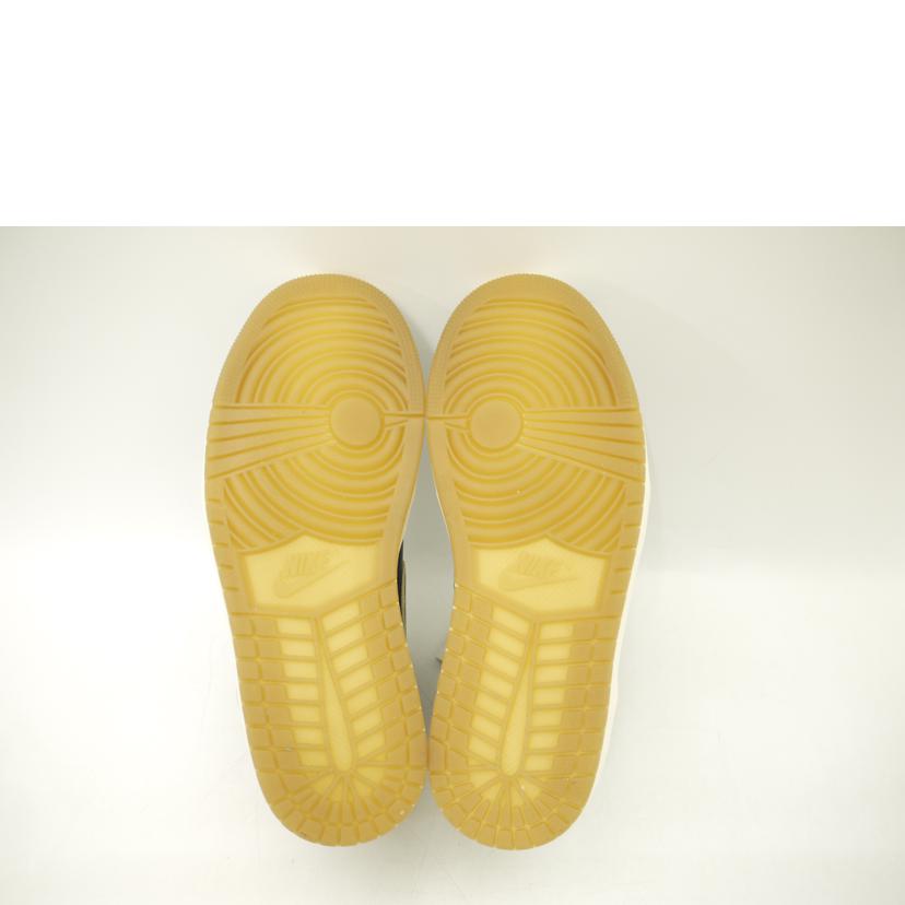 NIKE ナイキ/エアジョーダン1レトロハイBK＆GD/DZ5487-071//Sランク/69