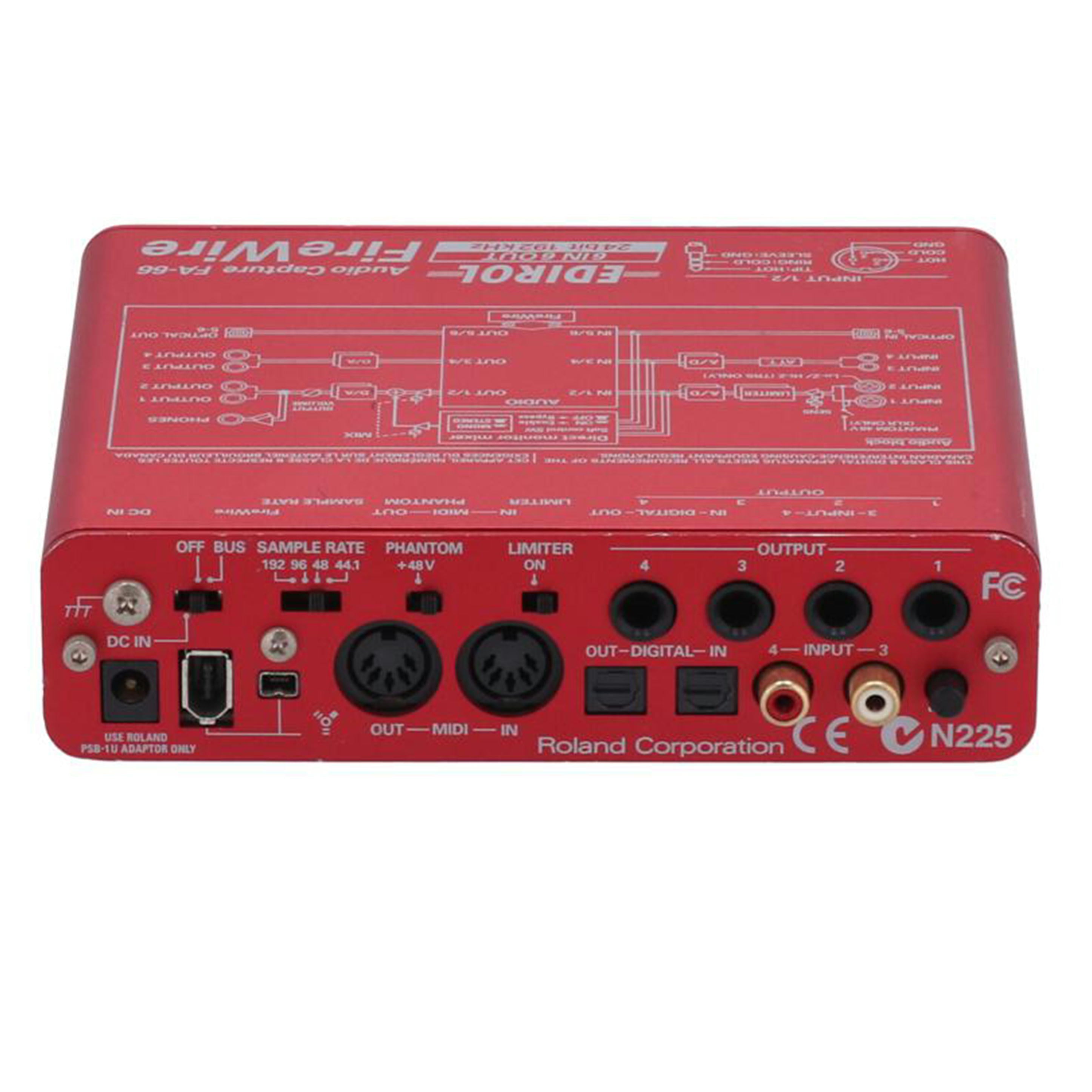 EDIFIRE エディファイア　/オーディオインターフェース／FireWire専用/FA-66//ZT56285/Bランク/69