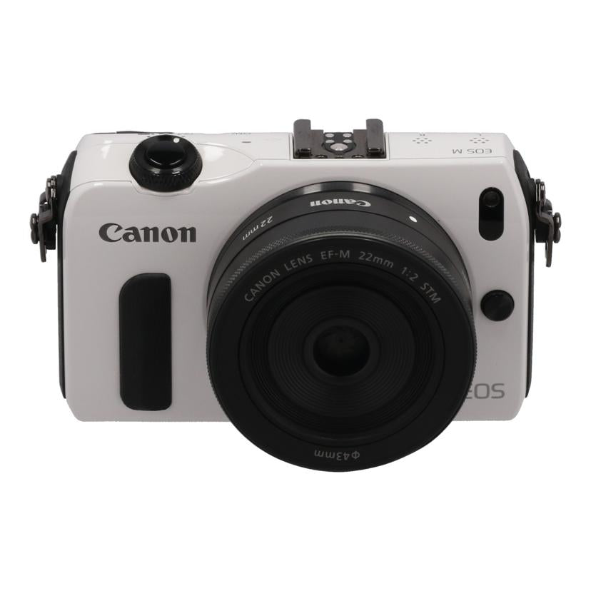 Canon キヤノン　/ミラーレス一眼　ダブルレンズキット/EOS M ﾀﾞﾌﾞﾙﾚﾝｽﾞｷｯﾄ//031352201295/Bランク/24