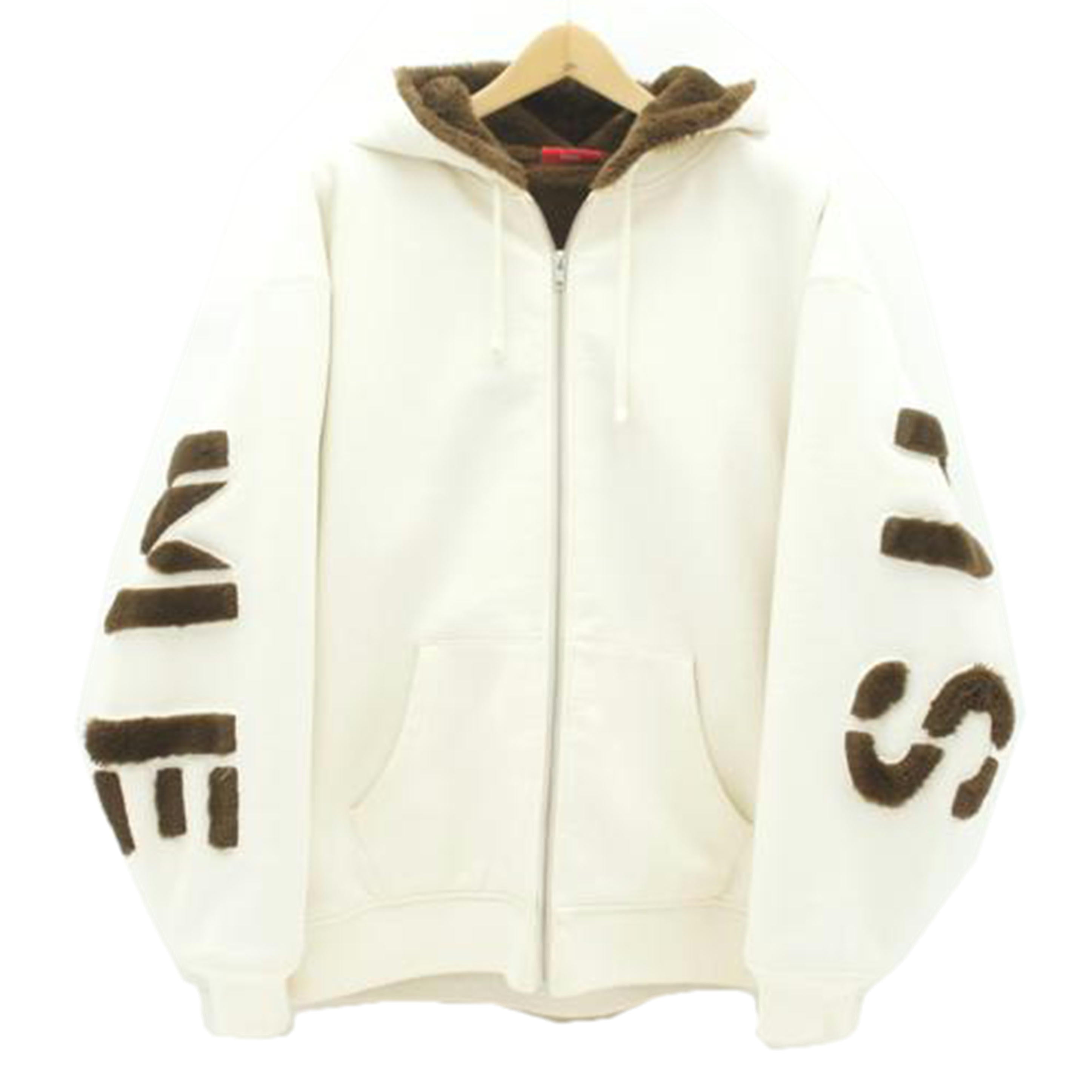 Supreme シュプリーム/FW22　フェイクファー　ラインド　ジップアップ　フーデッド　スウェットシャツ//サイズ　L/Bランク/05