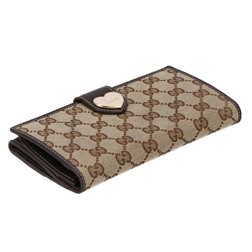 GUCCI グッチ/GGキャンバスフラップウォレット/203550//206*/Aランク/91