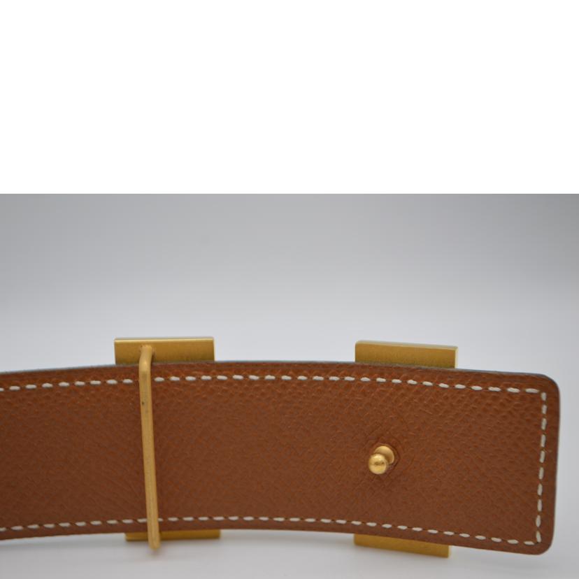 HERMES レザー ベルト H型バックル【美品】 HERMES ブラックレザーベルト H型バックル発送には4週間かかり