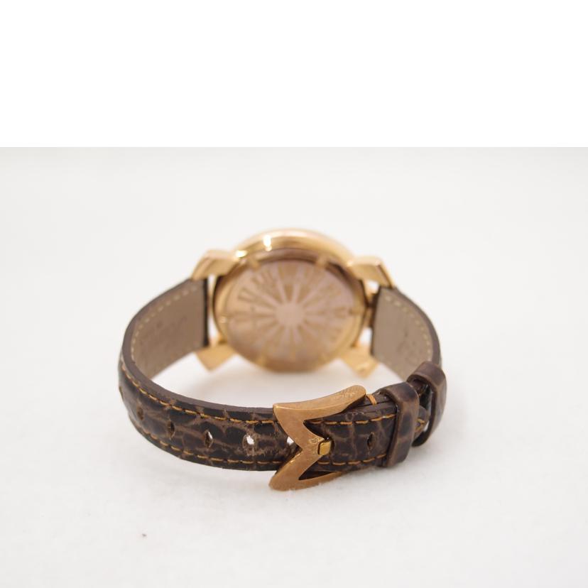 ＧＡＧＡ　ＭＩＬＡＮＯ ガガミラノ/マヌアーレ４０／ブラック文字盤／クォーツ/5021//293**/Bランク/69