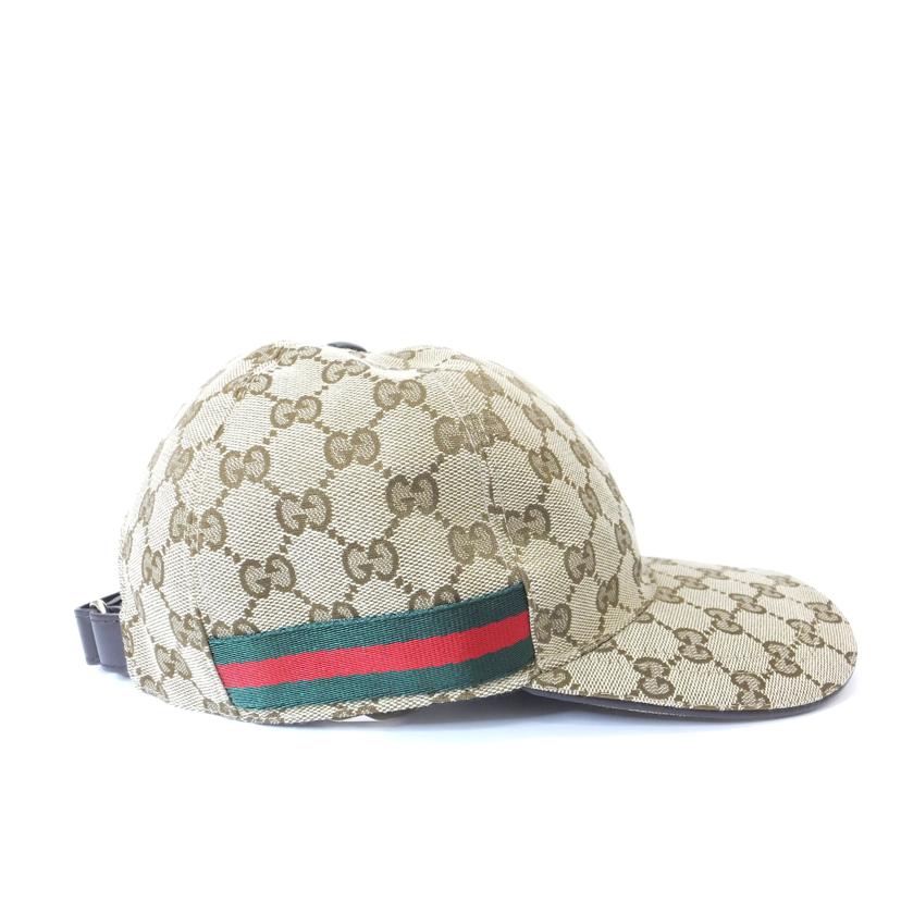 GUCCI CLASSIC キャップ SIZE L 58 59CM 中古・古着通販】GUCCI (グッチ) キャップ ベージュ サイズ:L 59