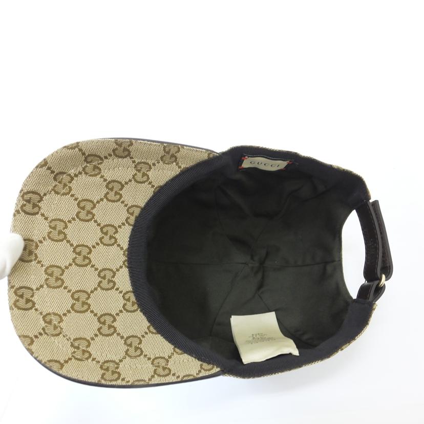 GUCCI グッチ/GGキャンバスベースボールキャップ／Lサイズ59/200035//601***/Aランク/88