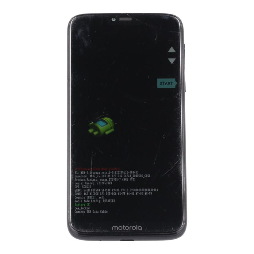 MOTOROLA モトローラ　/スマートフォン／moto　g7　power/XT1955-7//ZY32653RRH/Cランク/77