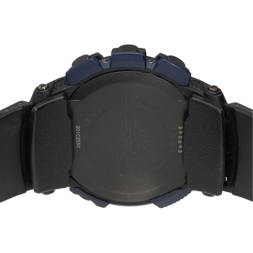 美品 PROTREK PRW-2000Y 電波ソーラー ブラック ブルー CASIO カシオ/時計｜WonderREX-ONLINE 公式通販サイト