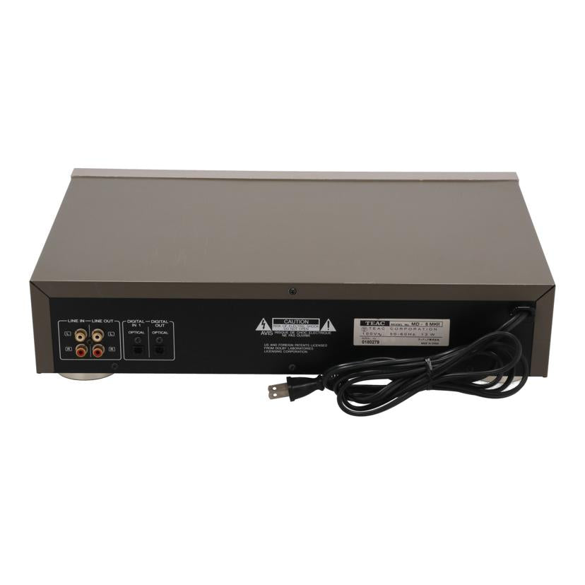 TEAC ティアック /MDデッキ/MD-5mkII //0180279/Bランク/62