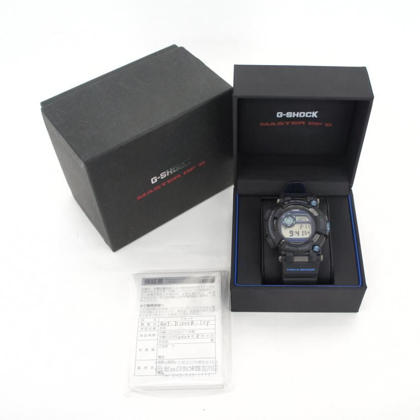 CASIO カシオ/G－SHOCK／フロッグマン／電波ソーラー/GWF-D1000B-1JF//201*****/SAランク/24