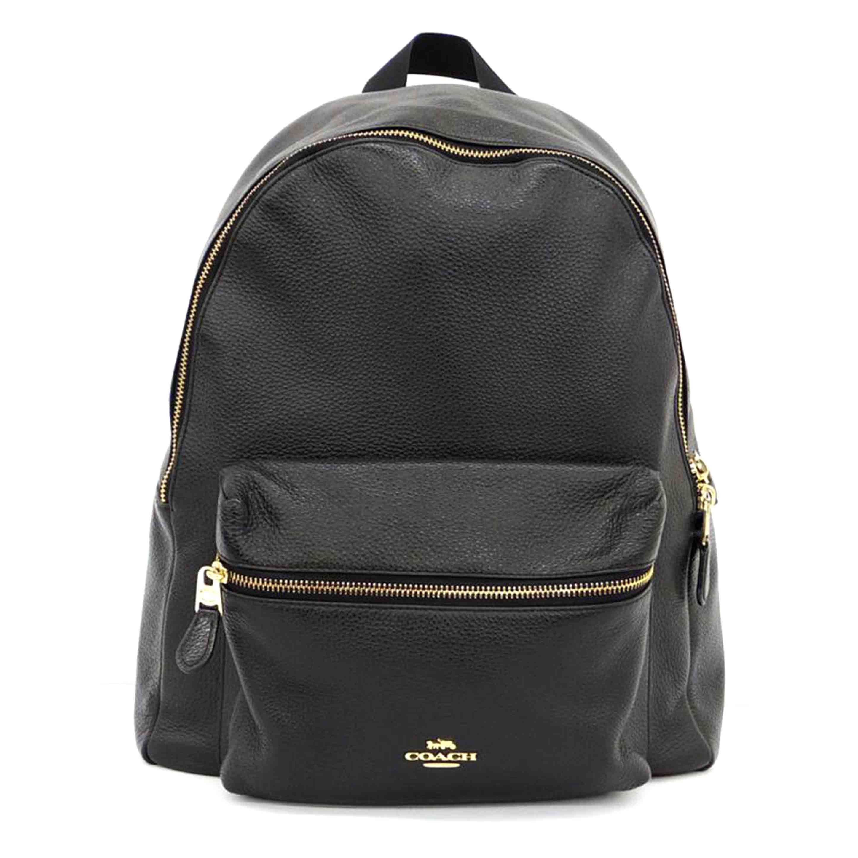 COACH コーチ/ペプルドレザーバックパック/ブラック/F29004//J19**/ABランク/75