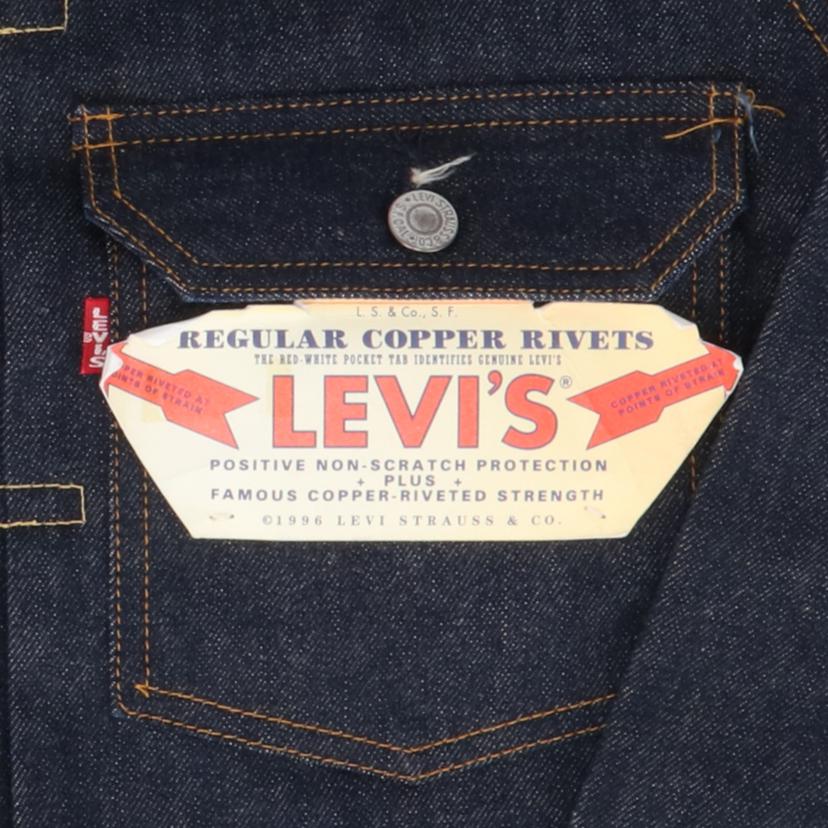 LEVI＇S リーバイス/USA製／バレンシア工場／1stモデルデニムジャケット／フラッシャー付デッドストック/70501-0003//506XX/1936年ﾓﾃﾞﾙ復刻/SAランク/92