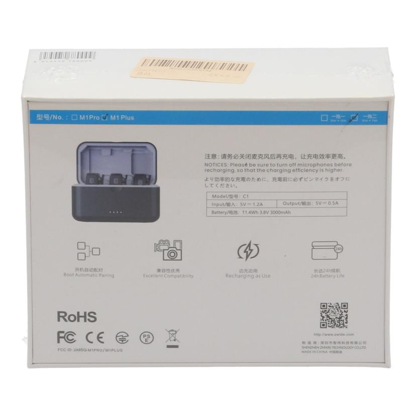 Zwide ズワイド/ワイヤレスマイク未使用/M1PLUS C1//JAN6975472780009/Bランク/19