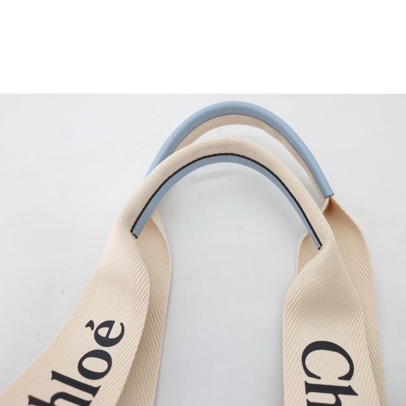 CHLOE/ウッディ　ミディアムキャンバス×レザートートバッグ//032*******/Aランク/09