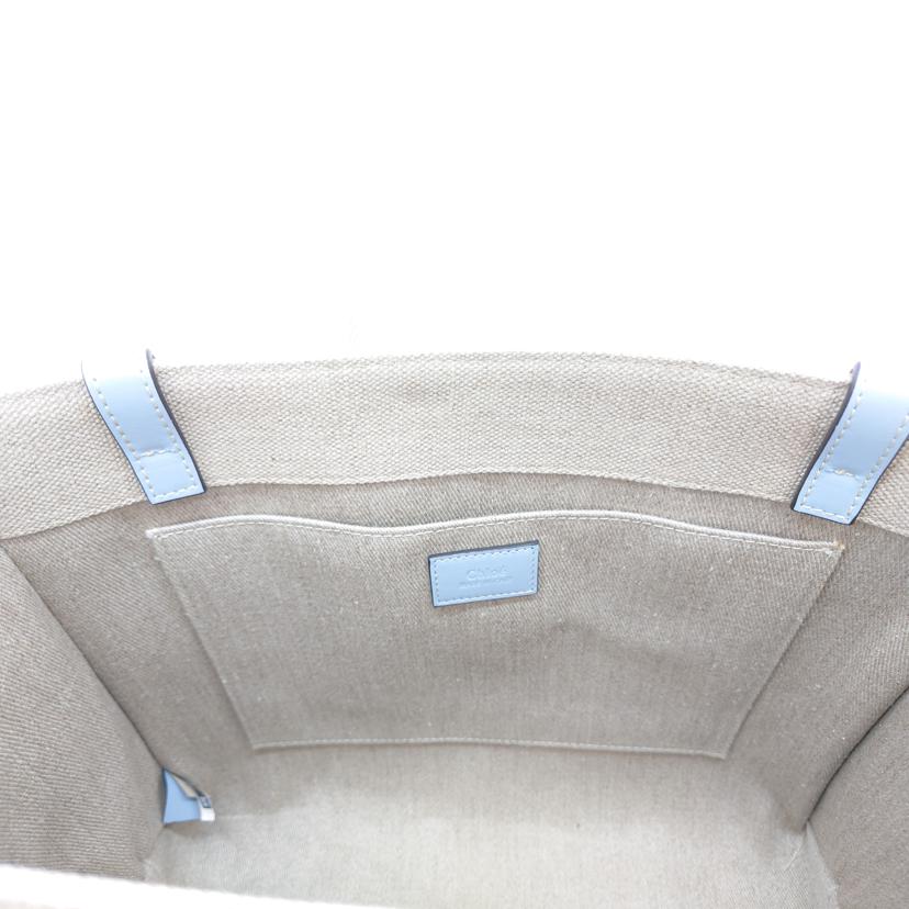 CHLOE/ウッディ　ミディアムキャンバス×レザートートバッグ//032*******/Aランク/09