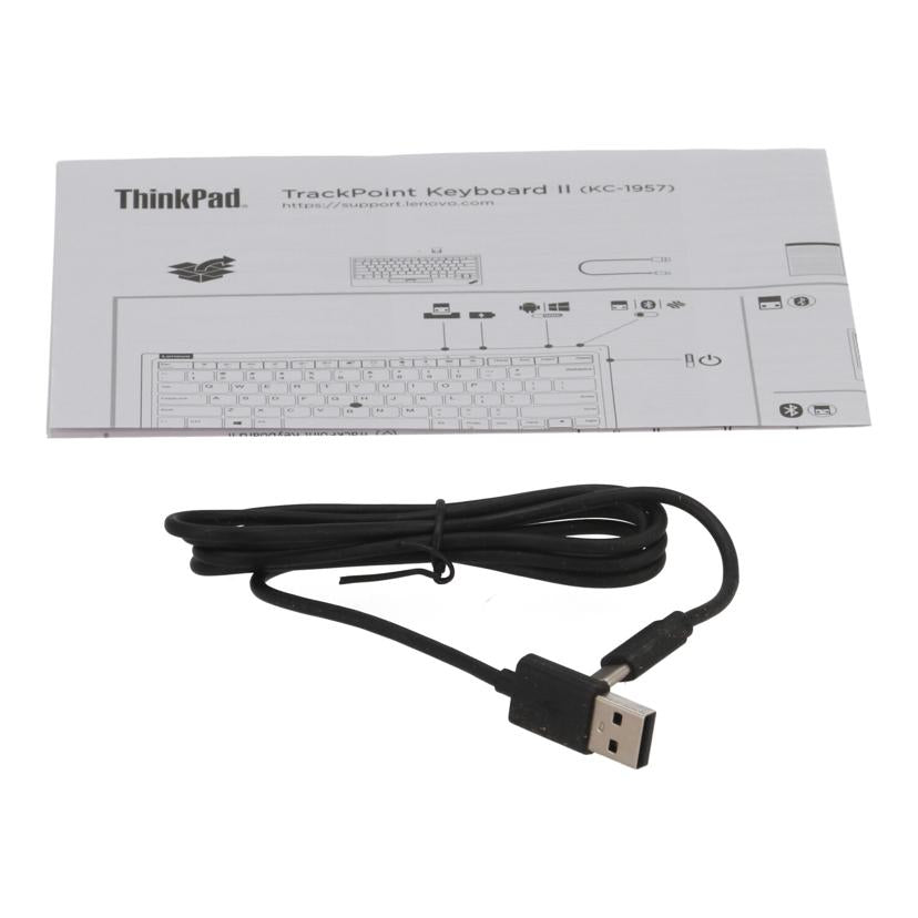 Lenovo レノボ　/トラックポイントキーボードII/4Y40X49493 KC-1957//8SSD50X49529KC000KH5/Aランク/09