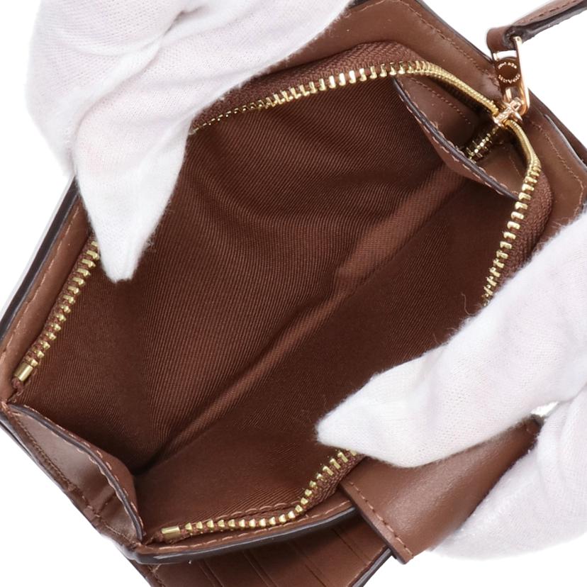 COACH コーチ/シグネチャーミディアムコーナージップウォレット／カーキ×サドル2/C0082//K23**/SAランク/77